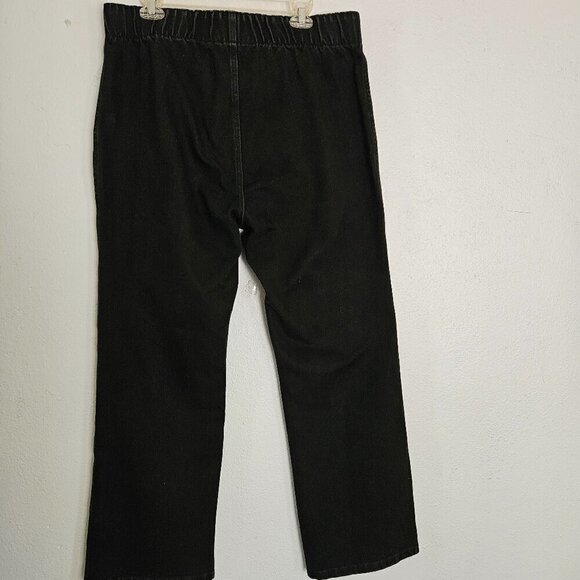 NYDJ Not Your Daughter's Jeans Billie Mini Boot Cut Black Stretch Jeans SZ 18W - Picture 1 of 10
